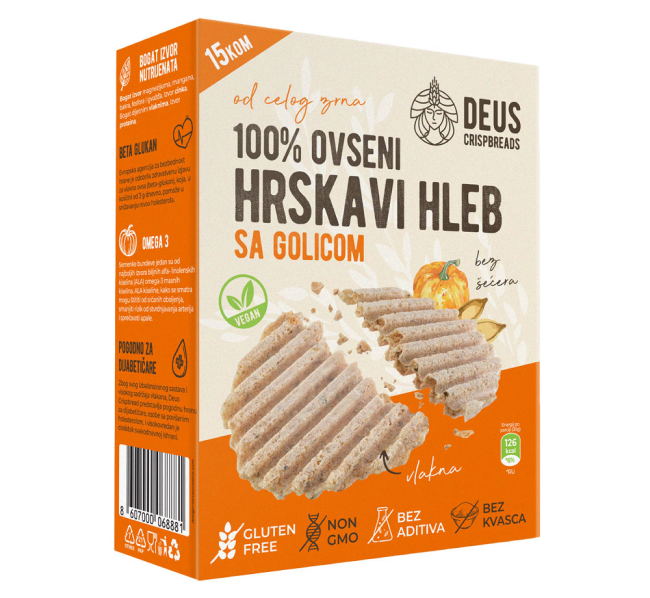 Ovseni hrskavi hlepčići sa golicom